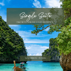 Take Me to Thailand Retreat – Single Room Resort Suite Full Payment (Nonrefundable)