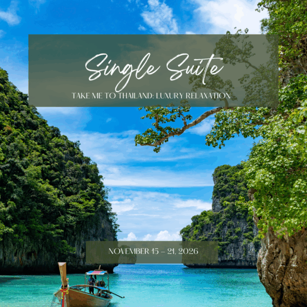 Take Me to Thailand Retreat – Single Room Resort Suite Full Payment (Nonrefundable)